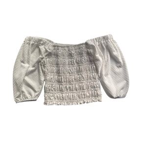 White BB Dakota Steve Madden Off The Shoulder Top Medium‎